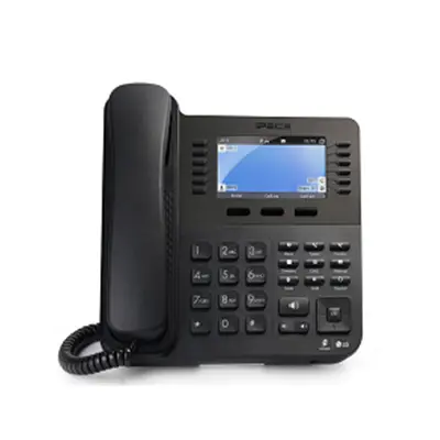 Front of Black Desk Phone Receiver